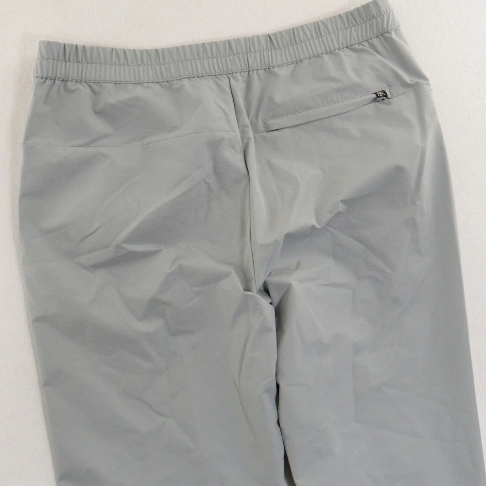 Banana Republic Motion Tech Hybrid Pants Performance Stretch Tapered Gray Men 34